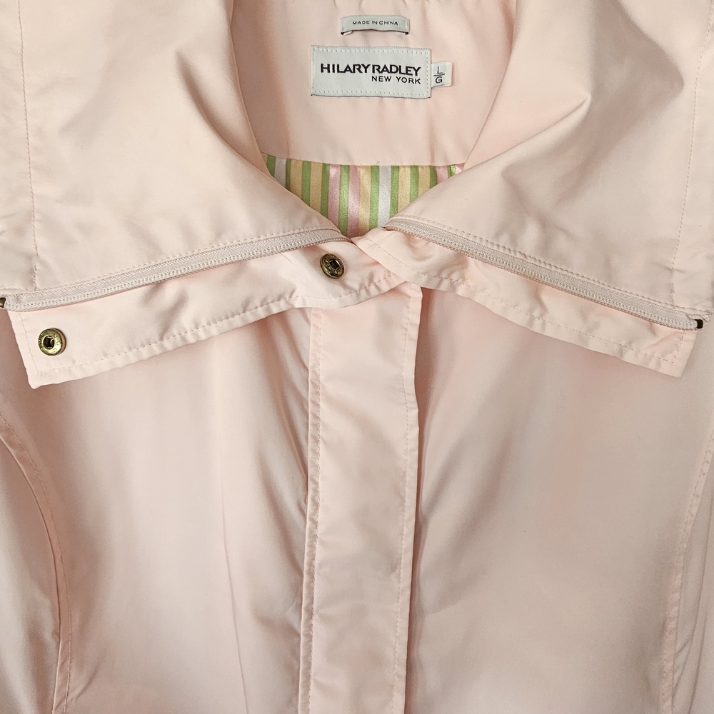 Hilary Radley Soft Pink Trench Coat